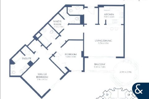 آپارتمان برای فروش در  Palm Jumeirah، Dubai، امارات متحده عربی  2 خوابه ، 150 متر مربع ، شماره 688679 - تصویر 10