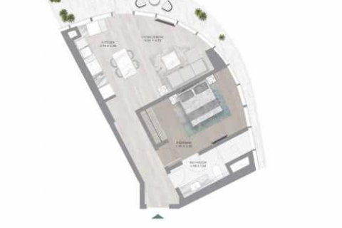 阿联酋 Dubai Business Bay 待售 : 1 卧, 69 平方米 , 编号637209 - 照片 3