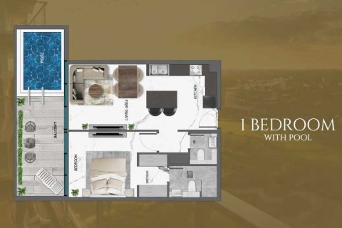Apartment in SAMANA GOLF VIEWS in Dubai Sports City, UAE 1 bedroom, 76 sq.m. № 637071 - photo 4