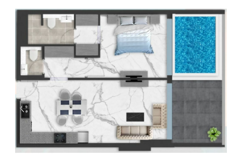 Διαμέρισμα σε Al Furjan, Dubai, ΗΑΕ 1 δωμάτιο, 45 τ.μ. Αρ. 732484 - φωτογραφία 14