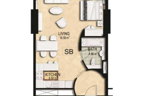 Appartement te koop in DIFC, Dubai, VAE 1 kamer, 49 vr.m., nr 732487 - foto 4