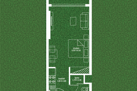 Apartman u Dubai Sports City, UAE 1 soba, 36 m2 Br. 732486 - fotografija 4
