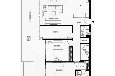 آپارتمان برای فروش در  Jumeirah Village Circle، Dubai، امارات متحده عربی  44 متر مربع ، شماره 732485 - تصویر 7