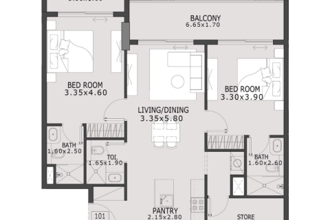 Apartamento en venta en Dubai South (Dubai World Central), Dubai, EAU 1 habitación, 37 m2 № 732482 - foto 6