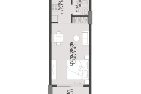 Apartamento en venta en Dubai South (Dubai World Central), Dubai, EAU 1 habitación, 37 m2 № 732482 - foto 4
