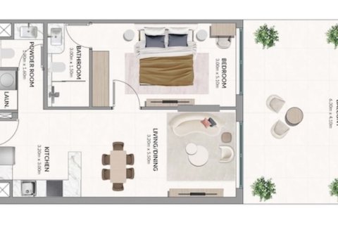 Apartment til salg i Meydan, Dubai, UAE 1 soveværelse, 84.2 kvm № 699895 - foto 14