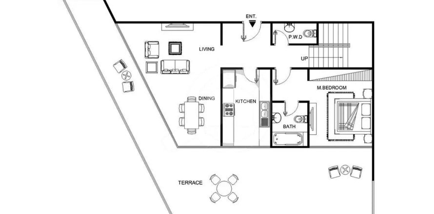 Apartmán v SOHO SQUARE na Saadiyat Island, Abu Dhabi, SAE 3 spálne, 142.2 m2 č. 760072