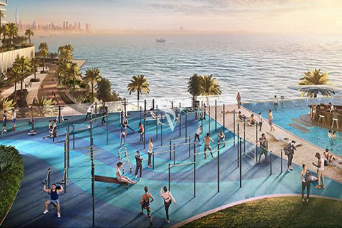 Lägenhet till försäljning i Maritime City, Dubai, UAE 1 sovrum, 72 kvm Nr. 669439 - fotografi 13