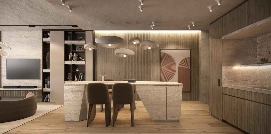 Korter asukohaga Peace Lagoons 2 asukohaga Dubai Land, AÜE: 1 magamistoaga, 76.09 m² Nr 718340