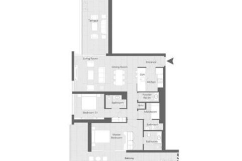 Lakás itt: Al Reem Island, Abu Dhabi, EAE, 2 hálószoba, 155 m², azonosító: 704523 - fénykép 15