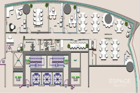 Ured u gradu Jumeirah Lake Towers, Dubai, UAE 276 m2 Br. 661260 - Slika 9