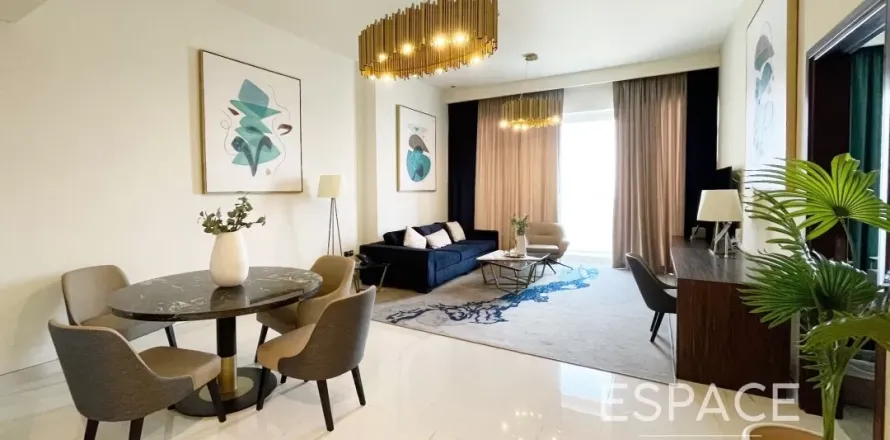 Пәтер Dubai Media City, Дубай, БАӘ-да 1 жатын бөлме, 107 м² № 659878