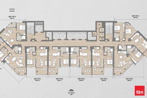 Apartmán v Dubai, SAE 1 spálňa, 62.7 m2 č. 712951 - Fotografia 16