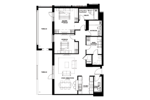 Wohnung zum Verkauf in Yas Island, Abu Dhabi, VAE 1 Schlafzimmer Nr. 732458 - Foto 9