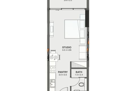 Müüa korter asukohaga Dubai Land, AÜE: 1 toaline, 40 m² Nr 732457 - pilt 2
