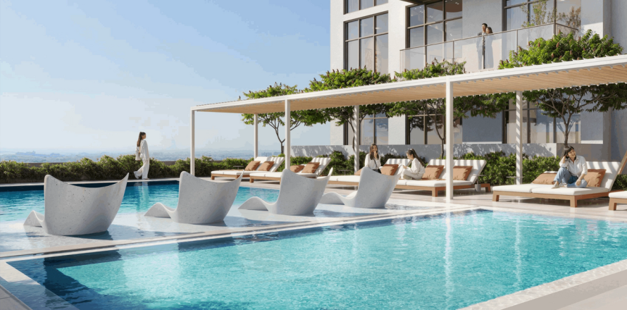 Пәтер Дубай, БАӘ-да 1 жатын бөлме, 66 м² № 685780