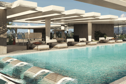 Apartemen di Dubai, UEA 1 ruangan, 43 m2 nomor 729639