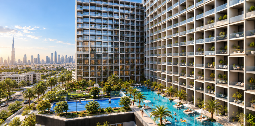 Huoneisto Dubai, Arabiemiraatit 1 makuuhuone, 63 m2 № 662020