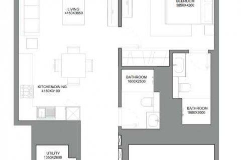 Apartament në Dubai, Emiratet e Bashkuara Arabe 1 dhomë gjumi, 98 m2. № 636911 - Foto 3
