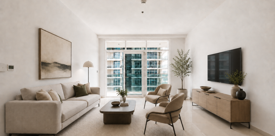 Apartment i Dubai Harbour, Dubai, UAE 2 soveværelser, 128.28 kvm № 749574
