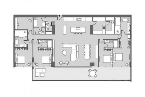 Müüa katusekorter asukohaga Palm Jumeirah, Dubai, AÜE: 4 magamistoaga, 381 m² Nr 637355 - pilt 16