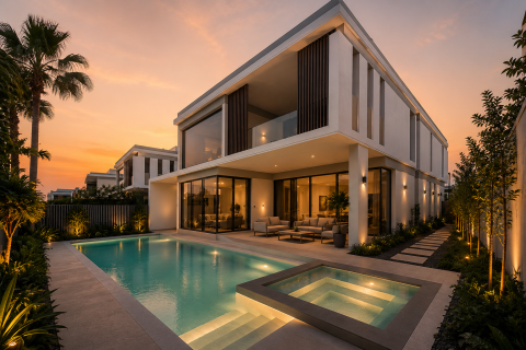 Villa asukohaga Tilal Al Ghaf, Dubai, AÜE: 5 magamistoaga, 527.69 m² Nr 751115
