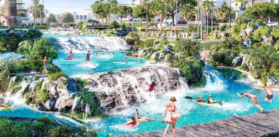 Apartmen di Damac Lagoons, Dubai, UAE 1 bilik tidur, 73 meter persegi № 680277