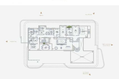 Penthouse në SERENIA LIVING në Palm Jumeirah, Dubai, Emiratet e Bashkuara Arabe 5 dhoma gjumi, 1699 m2. № 637155 - Foto 4
