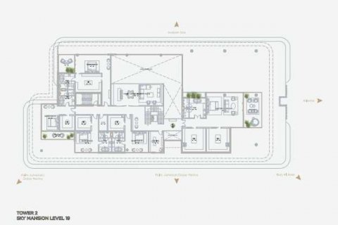 Penthouse in SERENIA LIVING in Palm Jumeirah, Dubai, UAE 6 bedrooms, 2228 sq.m. № 637157 - photo 3