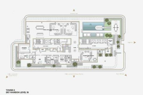 Penthouse in SERENIA LIVING in Palm Jumeirah, Dubai, UAE 6 bedrooms, 2228 sq.m. № 637157 - photo 4