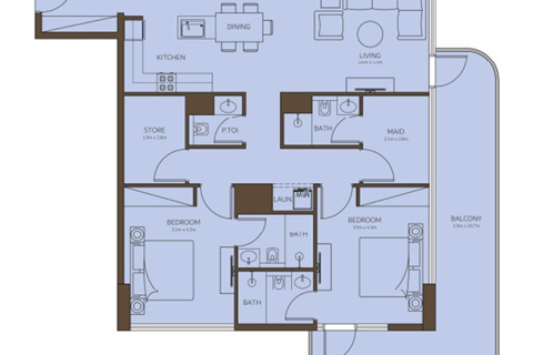 Apartment in Dubai, UAE 1 bedroom, 80 sq.m. № 690167 - photo 6