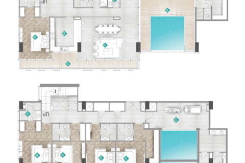 Apartman u Al Marjan Island, Ras Al Khaimah, UAE 1 soba, 47 m2 Br. 690161 - fotografija 10