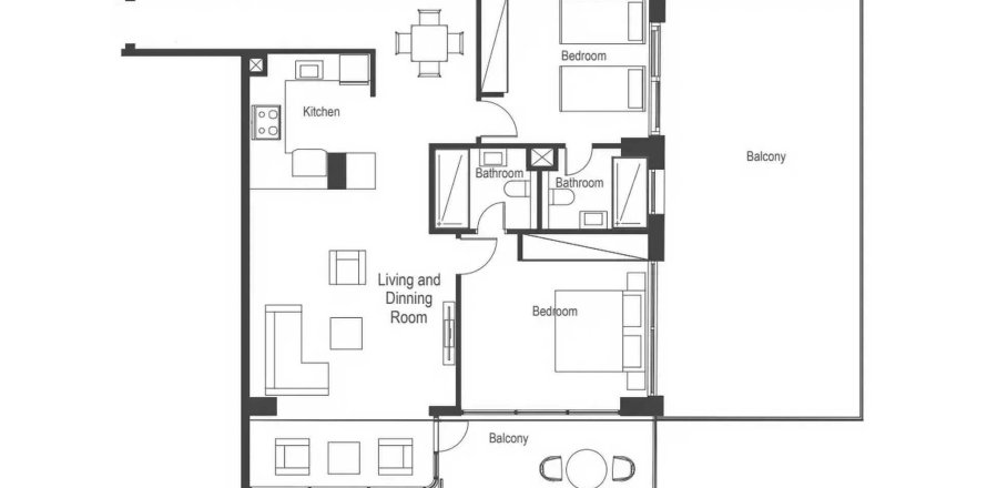 Dzīvoklis Whitestone Residences Al Satwa, Dubaijā, AAE 2 istabas, 152.82 m2 Nr. 700326