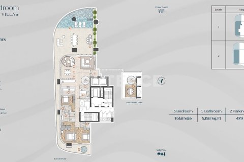 Apartament në Al Wasl, Dubai, Emiratet e Bashkuara Arabe 3 dhoma gjumi, 487 m2. № 726158 - Foto 28