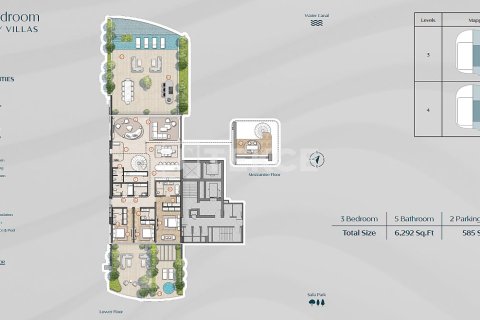 Apartament në Al Wasl, Dubai, Emiratet e Bashkuara Arabe 3 dhoma gjumi, 487 m2. № 726158 - Foto 29