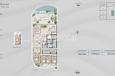 Apartament në Al Wasl, Dubai, Emiratet e Bashkuara Arabe 3 dhoma gjumi, 487 m2. № 726158 - Foto 26