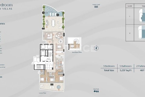 Apartament në Al Wasl, Dubai, Emiratet e Bashkuara Arabe 3 dhoma gjumi, 487 m2. № 726158 - Foto 23