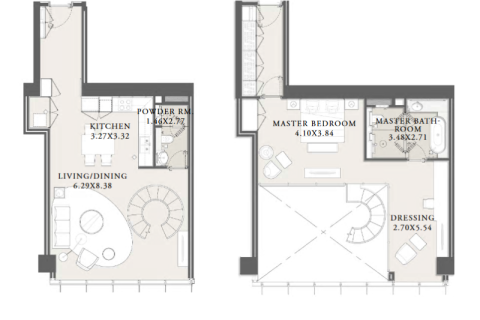 Dubai, संयुक्त अरब अमीरात में अपार्टमेंट, 1 बेडरूम, 108 वर्ग मीटर, संख्या 689758 - फ़ोटो 14