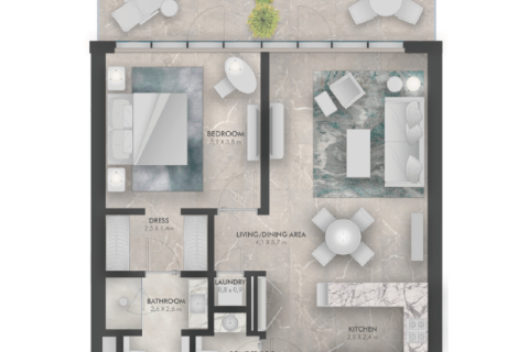 Lakás itt: Dubai Hills Estate, EAE, 1 hálószoba, 83 m², azonosító: 689763 - fénykép 8