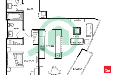 Apartamento en venta en Downtown Dubai (Downtown Burj Dubai), Dubai, EAU 1 dormitorio, 84.5 m2 № 679193 - foto 10