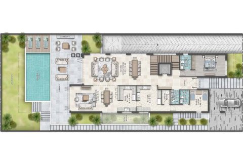 Vila v Damac Lagoons, Dubai, SAE 7 ložnice, 991.55 m² Č.: 741016 - fotografie 14