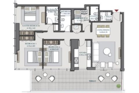 Penthouse in PARK VIEWS RESIDENCES in Zabeel, Dubai, UAE 1 bedroom, 69 sq.m. № 704983 - photo 7