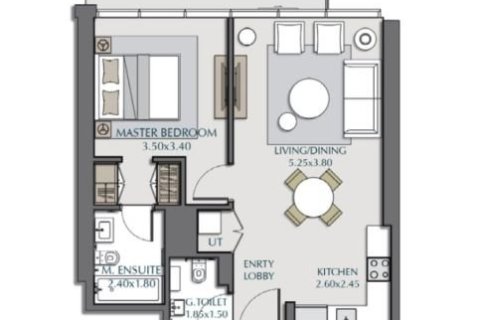 Penthouse in PARK VIEWS RESIDENCES in Zabeel, Dubai, UAE 1 bedroom, 69 sq.m. № 704983 - photo 5