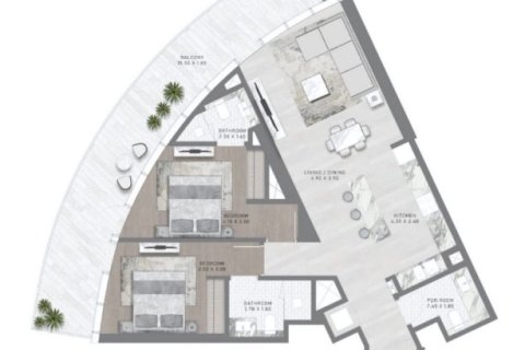 Penthouse in ALTITUDE DE GRISOGONO in Business Bay, Dubai, UAE 1 room, 41 sq.m. № 704985 - photo 10