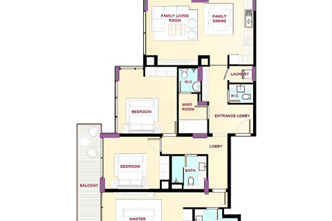 Apartman u Al Marjan Island, Ras Al Khaimah, UAE 1 soba, 23 m2 Br. 690097 - fotografija 8