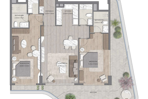 Купить квартиру в Дубай, ОАЭ 1 спальня, 80м2, № 690099 - фото 5