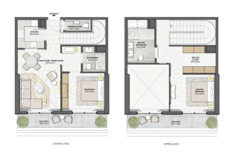 Dzīvoklis Maritime City, Dubaijā, AAE 1 istaba, 71 m2 Nr. 690096 - attēls 7