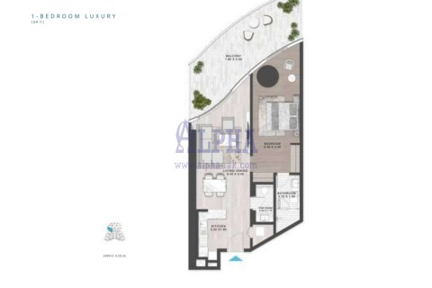 Dubai Media City、Dubai、UAE にあるマンション販売中 1ベッドルーム、102 m2、No699190 - 写真 2