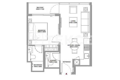 Leilighet til salgs i Umm Al Quwain, Emiratene 3 soverom, 187 kvm Nr. 661928 - Foto 8