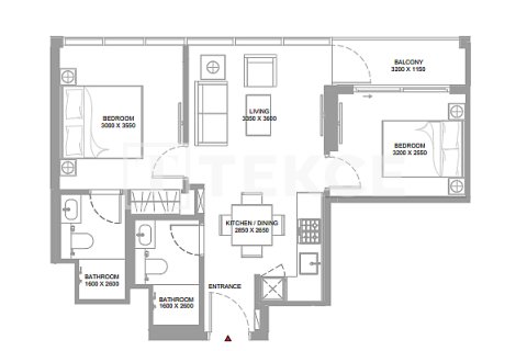 Leilighet til salgs i Umm Al Quwain, Emiratene 3 soverom, 187 kvm Nr. 661928 - Foto 14